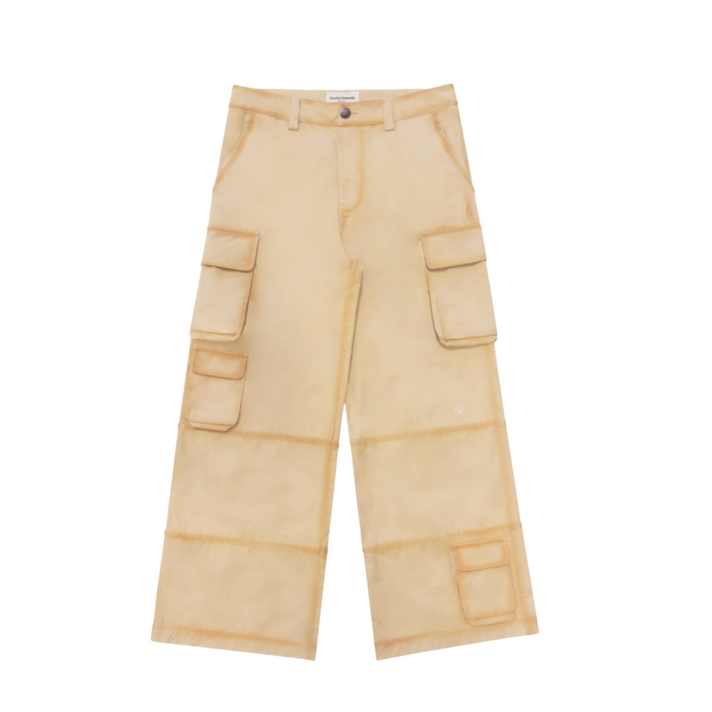 MEN - CARGO PANTS UTILITY SAND - Untitled Artworks