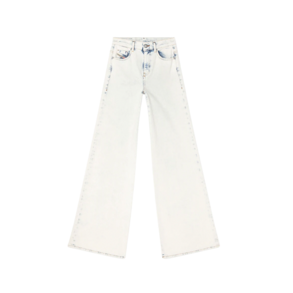 WOMEN - Flare Jeans 1978 D-Akemi 09l33 White/Blue - Diesel
