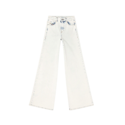 WOMEN - Flare Jeans 1978 D-Akemi 09l33 White/Blue - Diesel