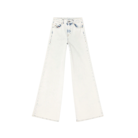 WOMEN - Flare Jeans 1978 D-Akemi 09l33 White/Blue - Diesel