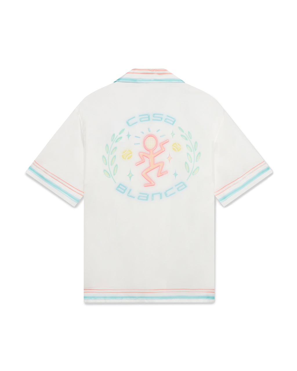 MEN - CHEMISE EN SOI DANCE JOY Pink/Blue - Casa Blanca