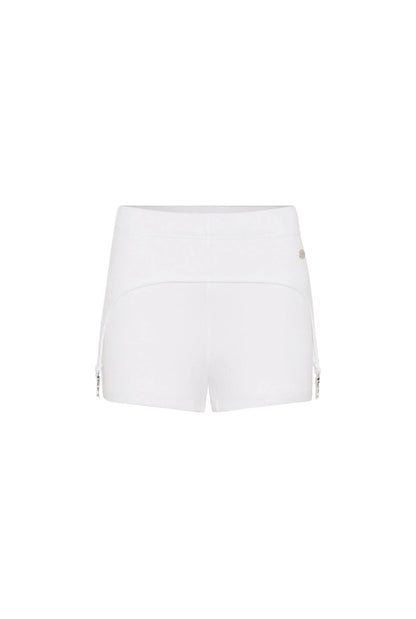 WOMEN - The White Garter Mini-Shorts - JPG