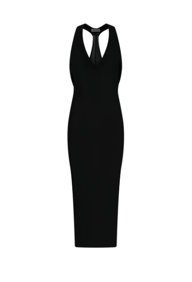 WOMEN - MIDI DRESS VISCOSE BLACK - The Attico