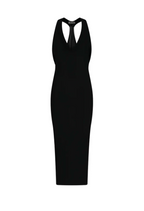 WOMEN - MIDI DRESS VISCOSE BLACK - The Attico