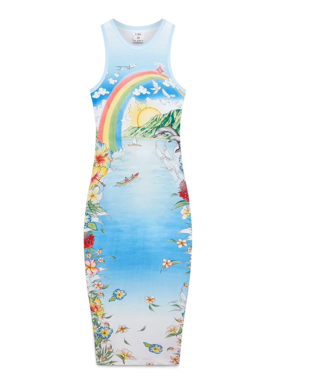 WOMEN - ALOHA MAXI DRESS - Casa Blanca
