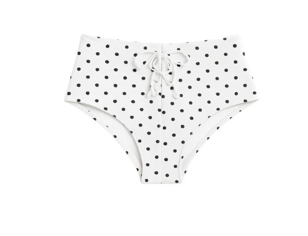 WOMEN - WHITE SHORTY POLKA DOT - Morphology