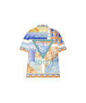 KIDS - SHORT SLEEVE SHIRT Silk beach Capsule orange/multi - Casa Blanca