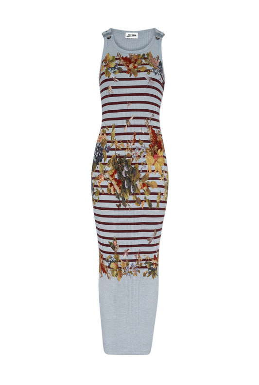 WOMEN - RE-EDITION DRESS MARINIERE GRAPE COTTON - JPG