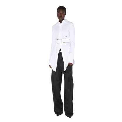 WOMEN - LA CHEMISE À CEINTURE White - JPG