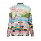 MEN - SILK SHIRT LONG SLEEVE ART OF RACING - Casa Blanca