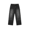 MEN - DIAMONDS & DOLLARS DENIM CARPENTER PANTS BLACK - BBC
