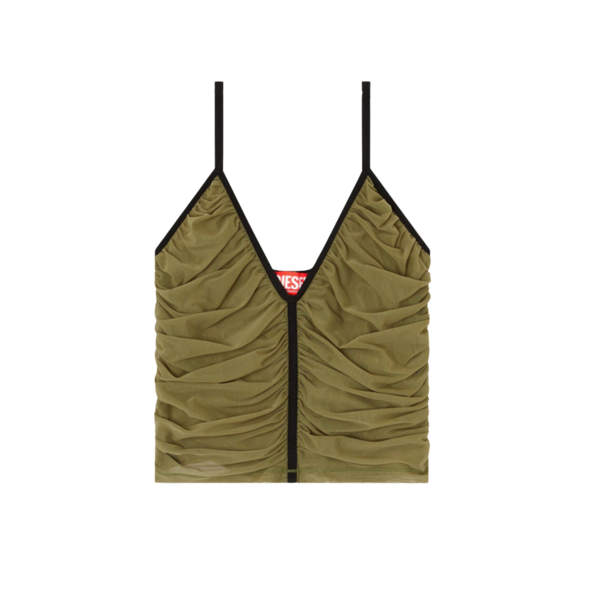 WOMEN - T-AIKY TOP A BRETELLES Vert Foncées - Diesel