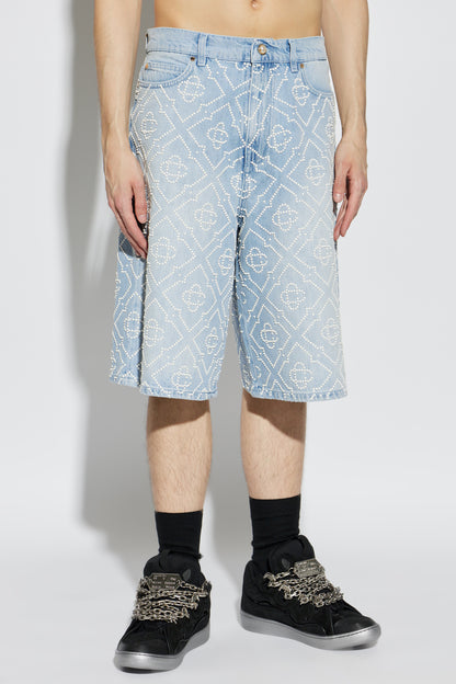 MEN - PEARL DENIM SHORT - Casa Blanca