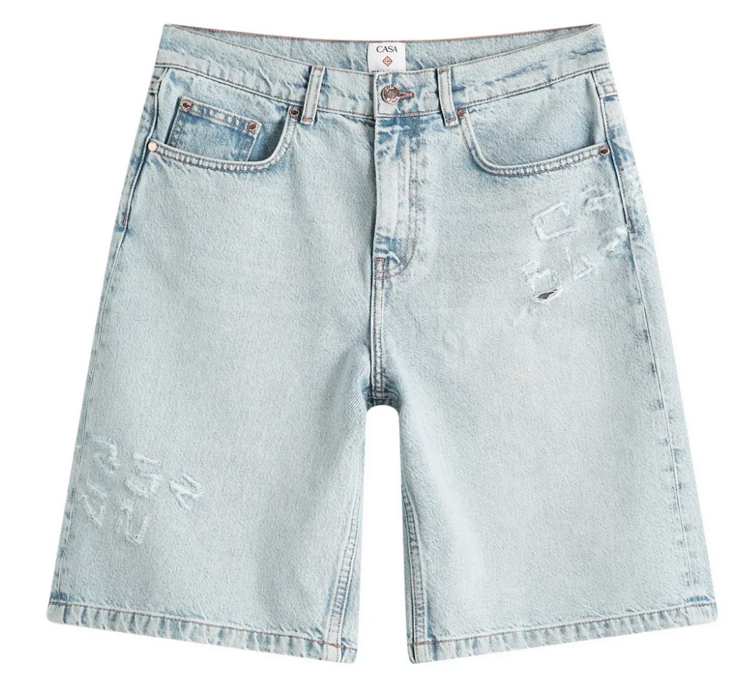 WOMEN - SHORT DENIM GRAFFITI SKATER