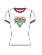 WOMEN-Innocence Triangle Short Sleeve T‑Shirt-CASA BLANCA