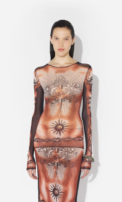 WOMEN - RE-EDITION THE SAFE SEX TATTOO TOP - JPG