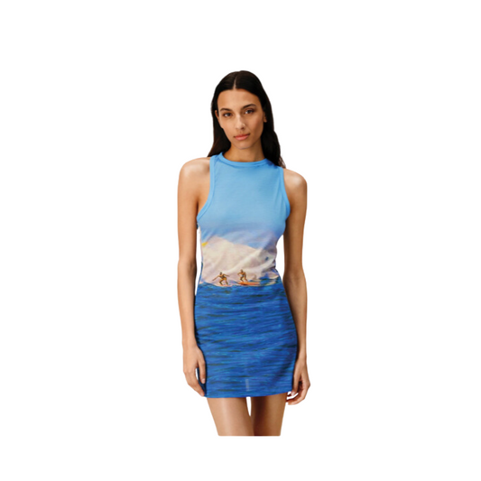 WOMEN - Surfin Dress Blue - Mirae Paris