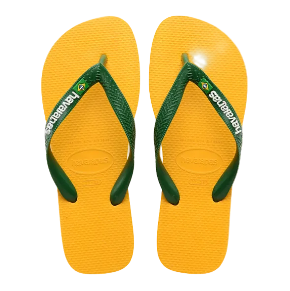 MEN - POP YELLOW BRAZIL LOGO - Havaianas