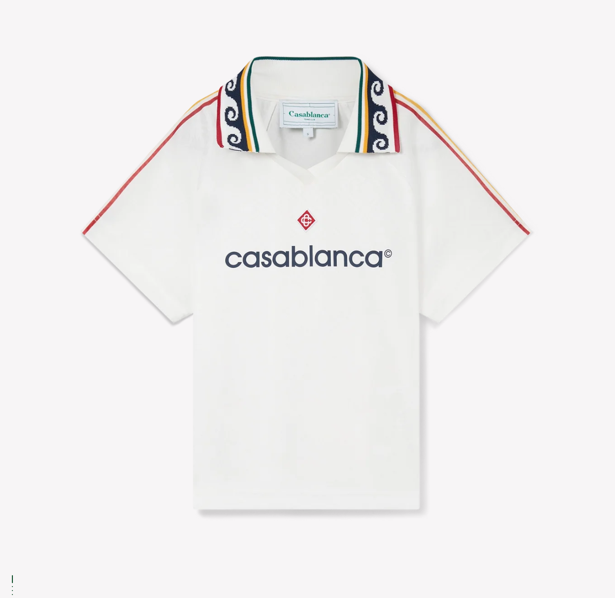 WOMEN - JERSEY FOOTBALL SHORT SLEEVE White/Multi - Casa Blanca