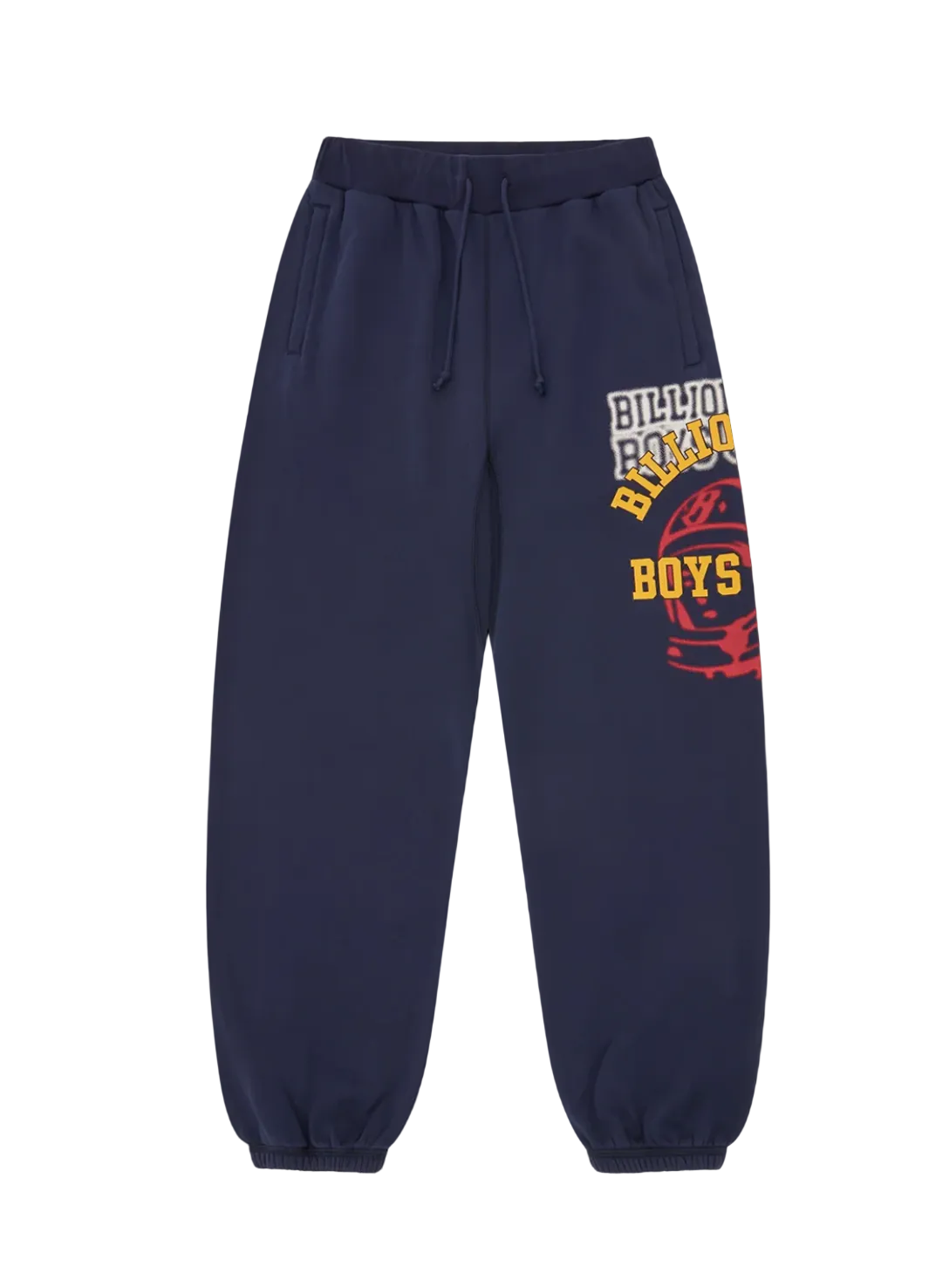 MEN - CORE LOGO WASHED REGULAR SWEATPANTS NAVY - BBC
