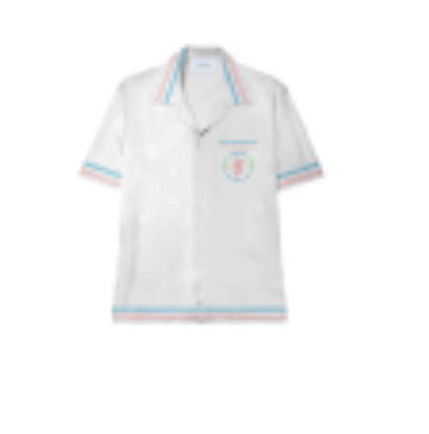 MEN - CHEMISE EN SOI DANCE JOY Pink/Blue - Casa Blanca
