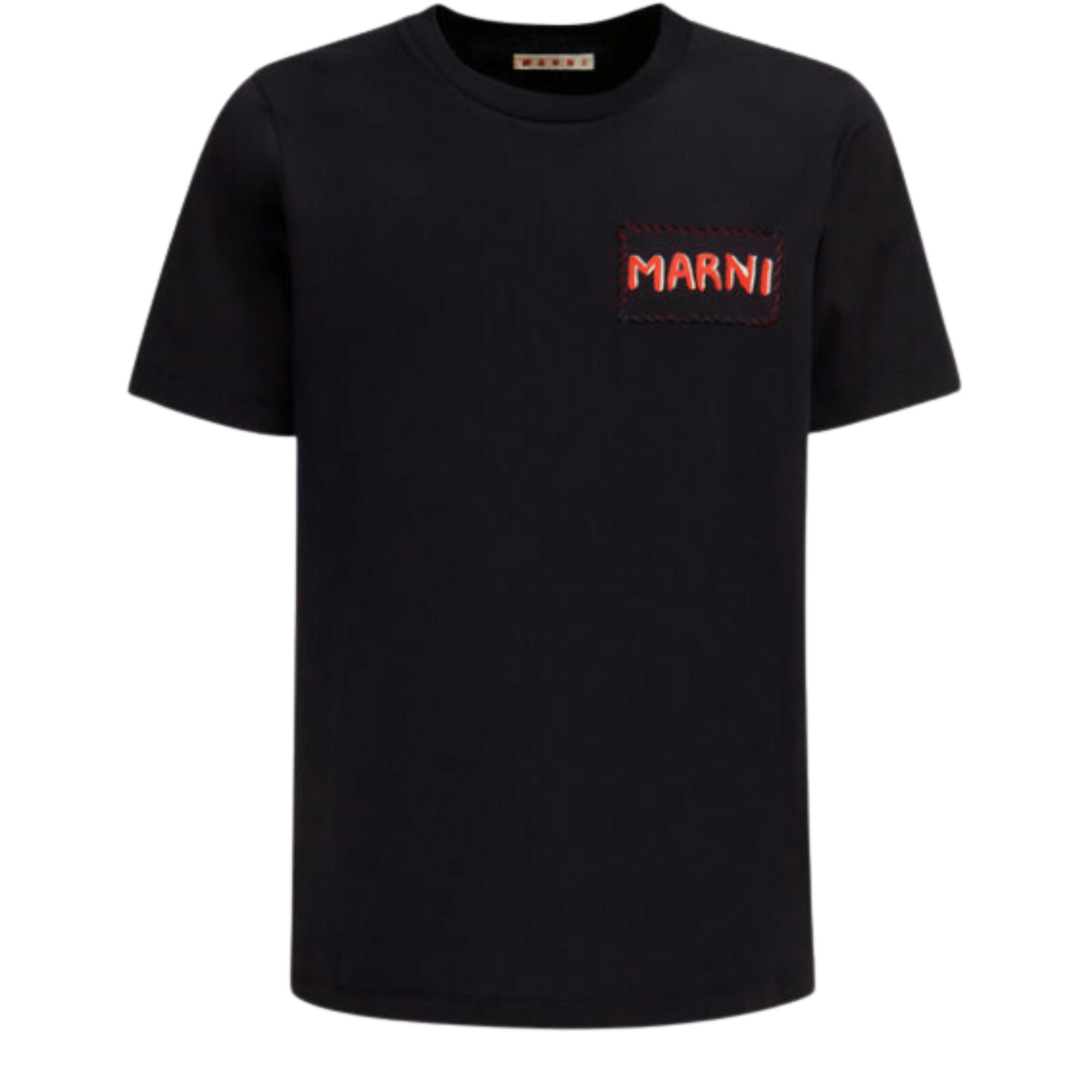MEN -T-SHIRT PATCH Black/Red - Marni