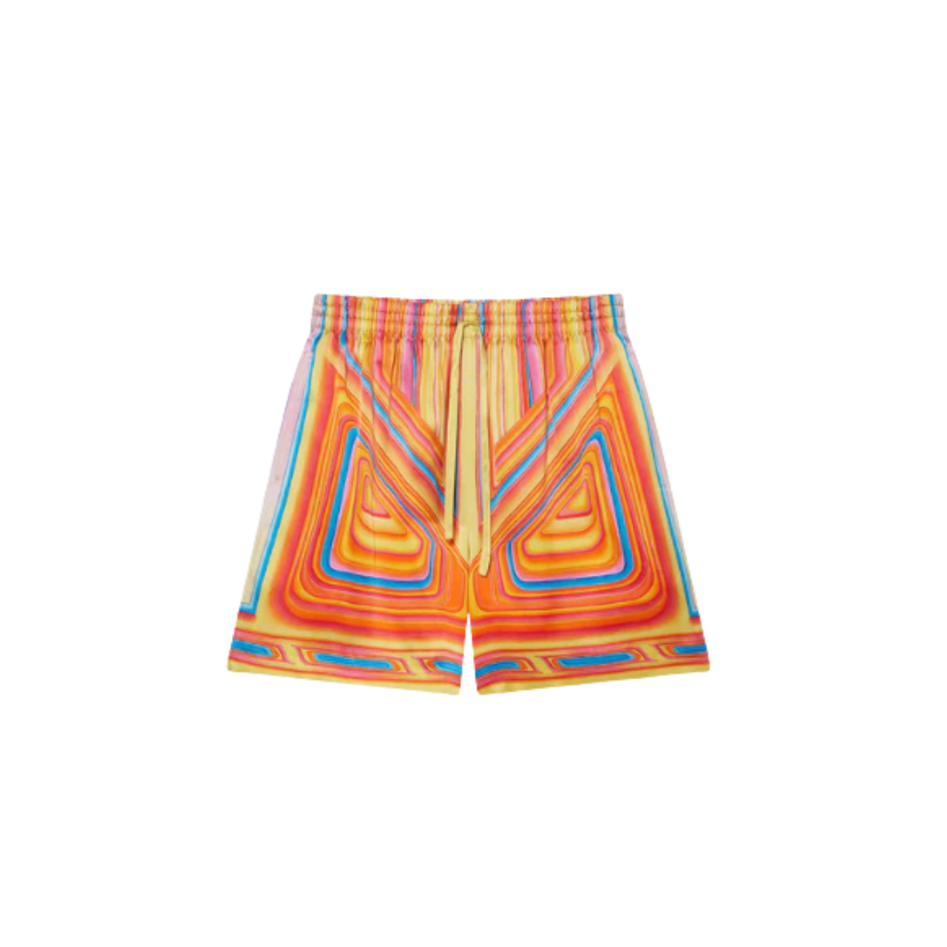 MEN - SHORT SILK SATIN DRAWSTRING LOW RIDER - Casa Blanca