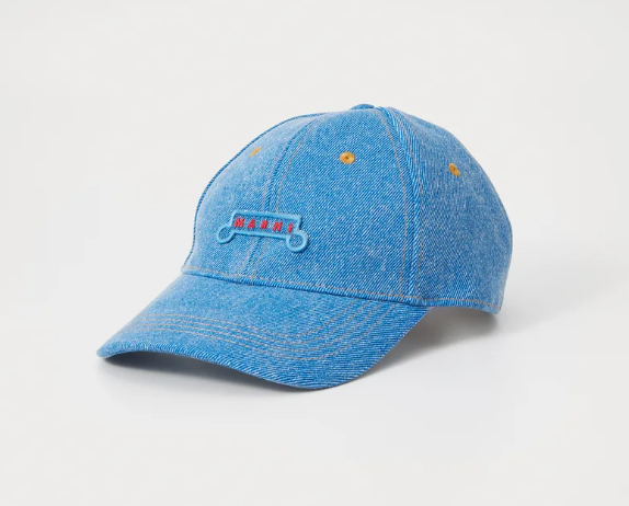 DENIM HATS RED LOGO - Marni