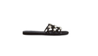 WOMEN - GRID SLIDE FLAT BLACK - The Attico