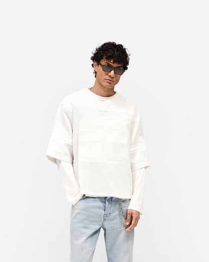 MEN - AMERICAN FOOTBALL JERSEY WHITE - Represent