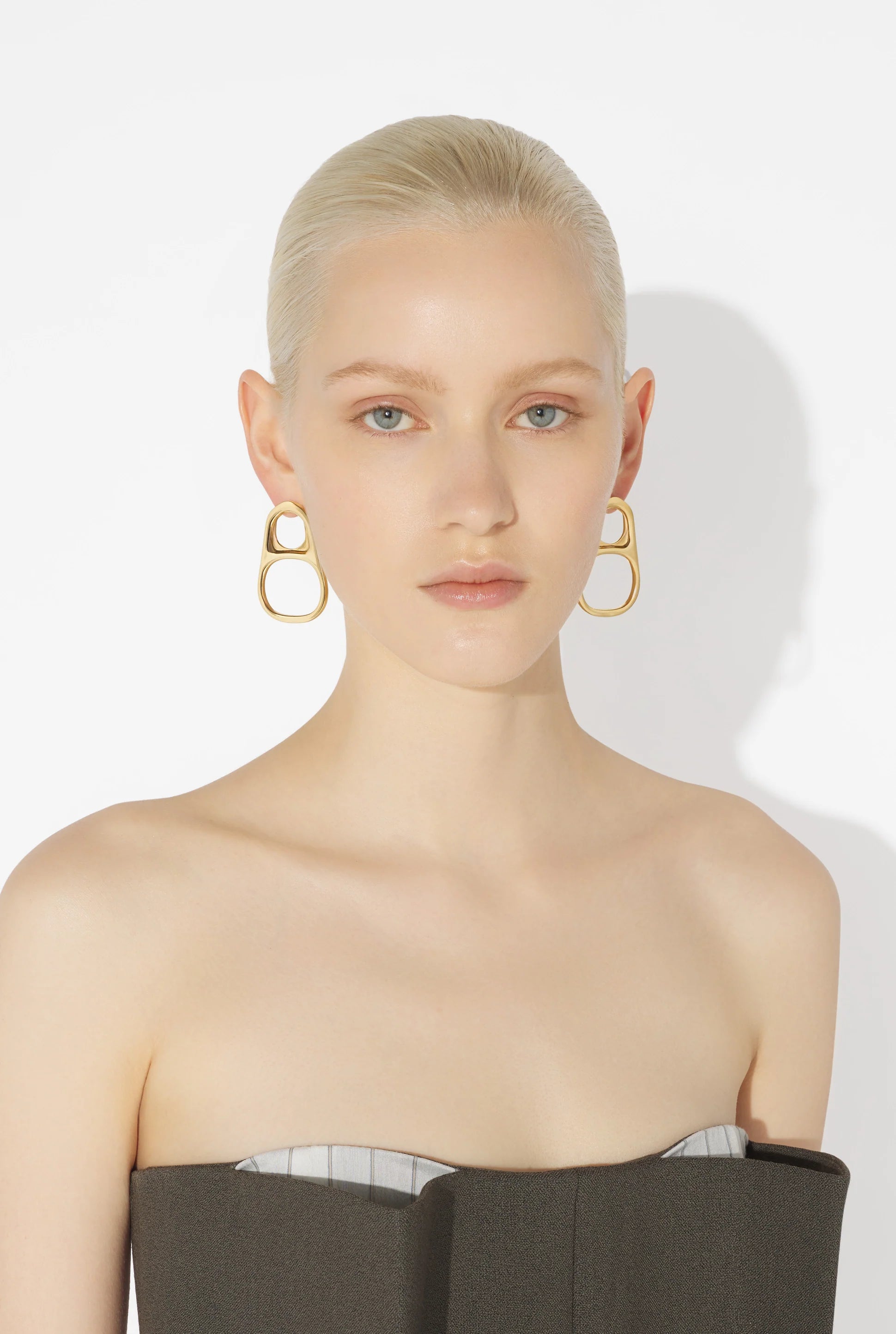 Earrings The Gold-Toned Ring-Pull - JPG