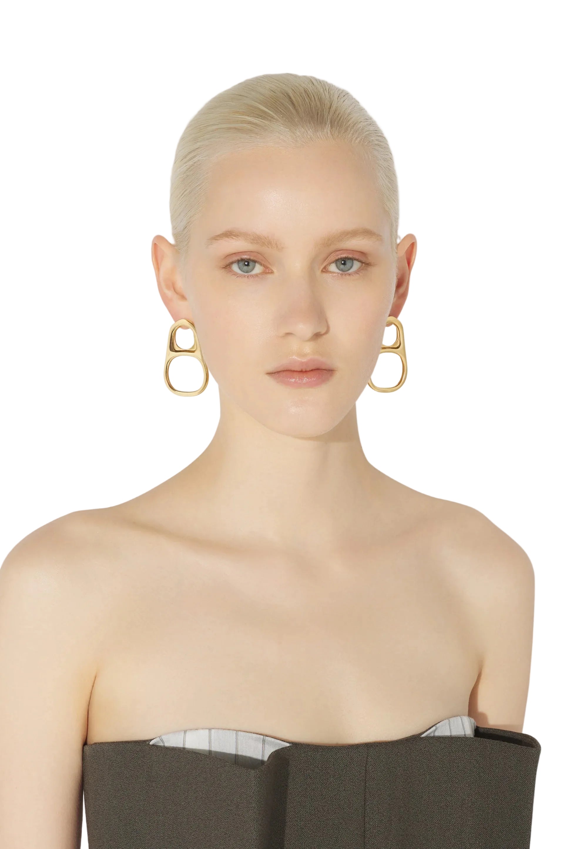 Earrings The Gold-Toned Ring-Pull - JPG
