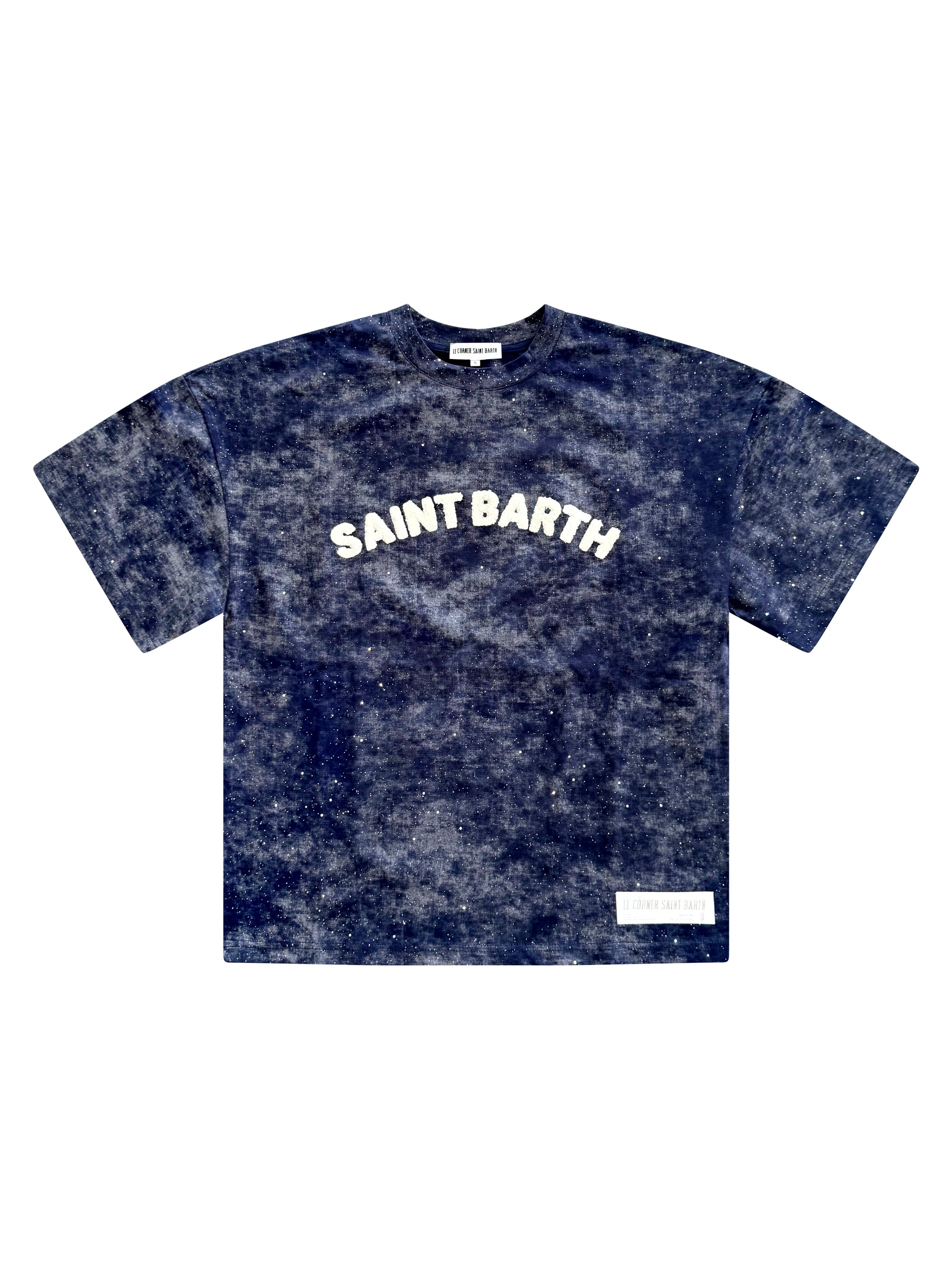 MEN - T-SHIRT BLUE GALAXY SAINT BARTH - Le Corner Saint Barth