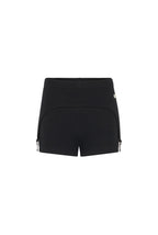 WOMEN - The Black Garter Mini-Shorts - JPG