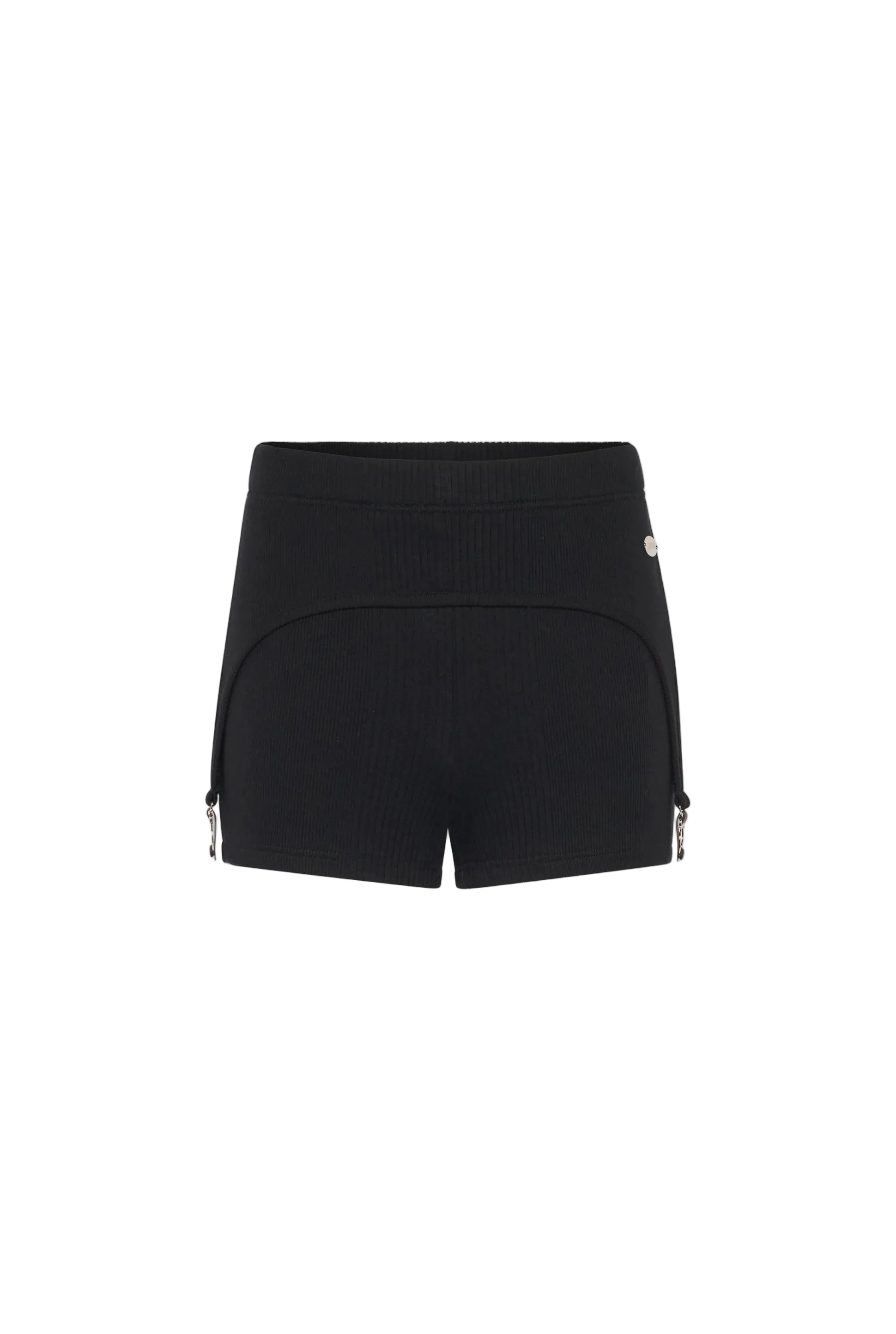 WOMEN - The Black Garter Mini-Shorts - JPG