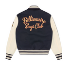 MEN - FANFARE SCRIPT VARSITY JACKET NAVY/CREAM - BBC