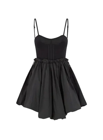 WOMEN - BLACK MINI DRESS - The Attico