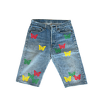 MEN - BUTTERFLY DENIM SHORT MULTI COLORS - About Dreams