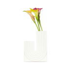 Archway J Vase White - Curves