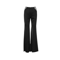 WOMEN - Pants Rotate Waist Flared Black