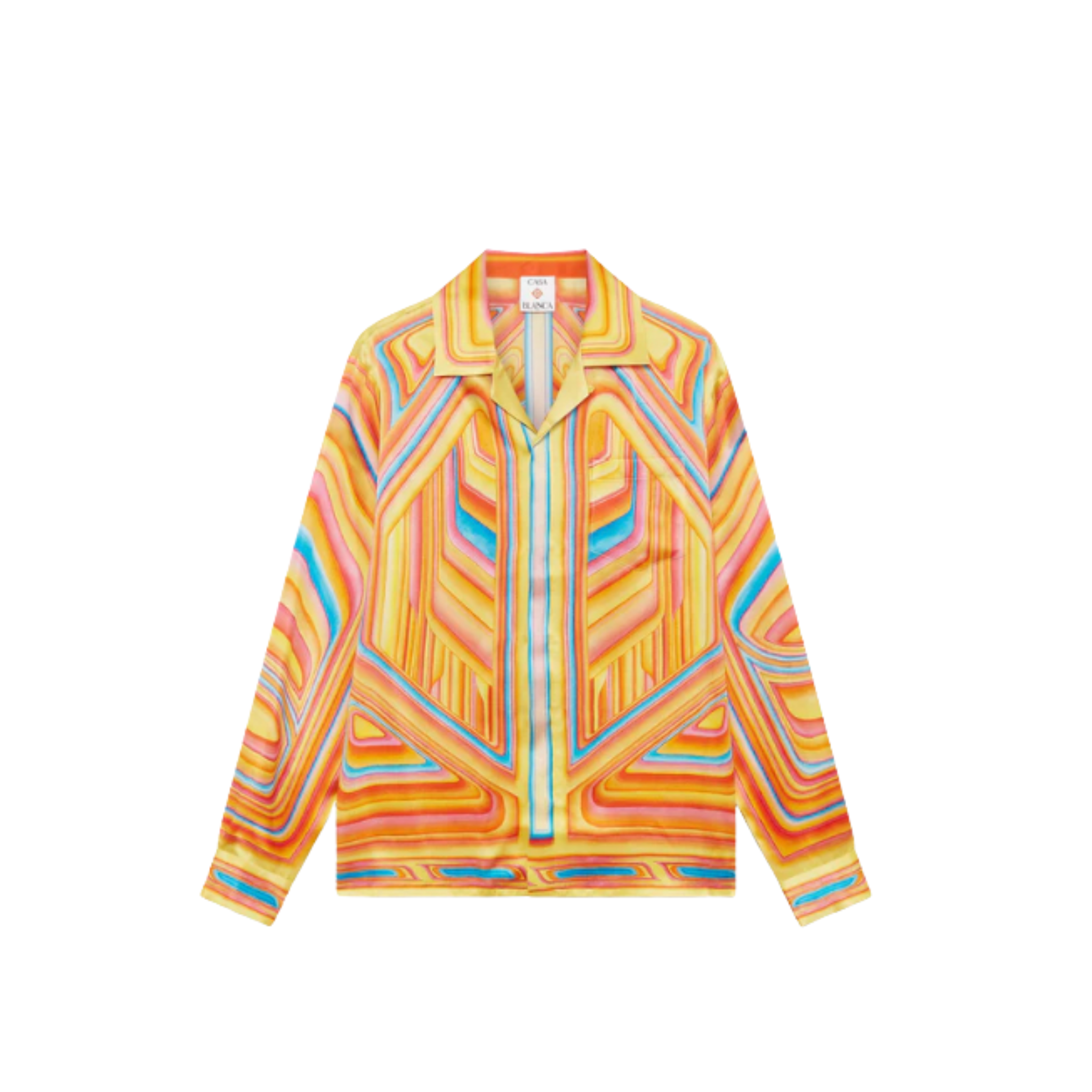 MEN - SHIRT LONGSLEEVE CUBAN CLLAR LOW RIDER Multi - Casa Blanca