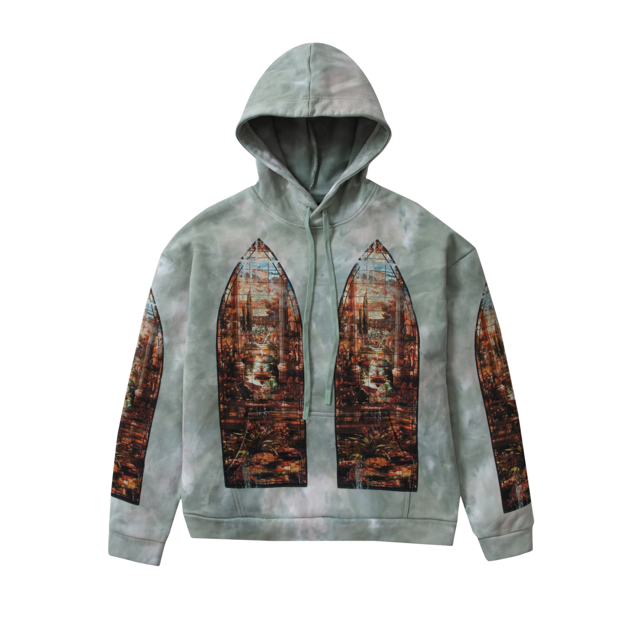 MEN - HOODIE EDEN PULLOVER - Green - WDW