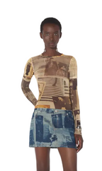 WOMEN - THE JOURNAL LS BABY TEE - JPG