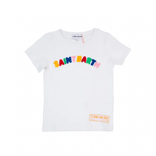 Le Corner Brand - Kids Rainbow T-Shirt White