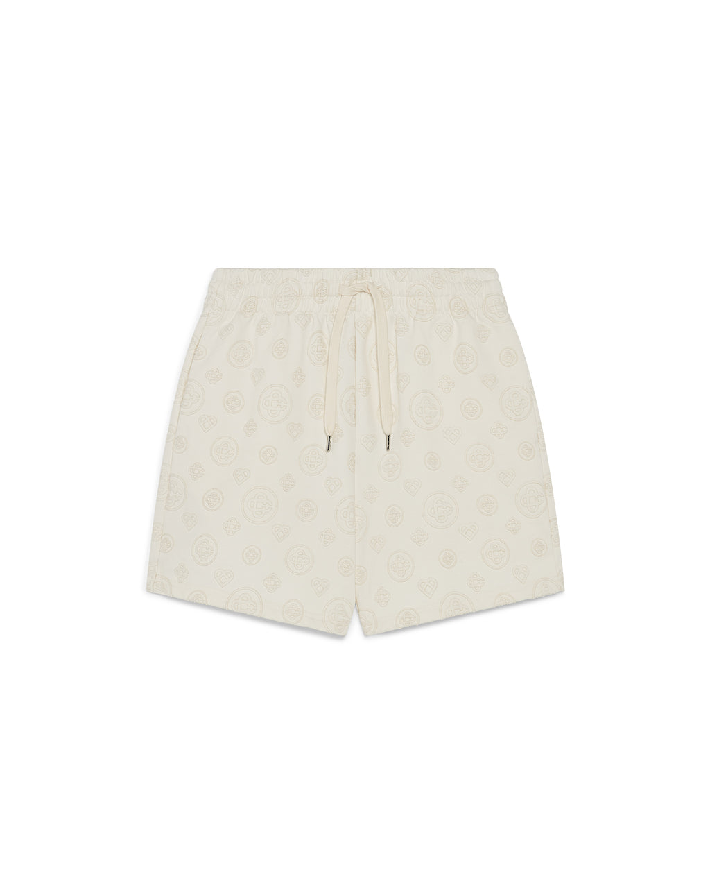 MEN - SHORT DE SURVÊTEMENT MONOGRAM WHITE - Casa Blanca