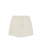 MEN - SHORT DE SURVÊTEMENT MONOGRAM WHITE - Casa Blanca