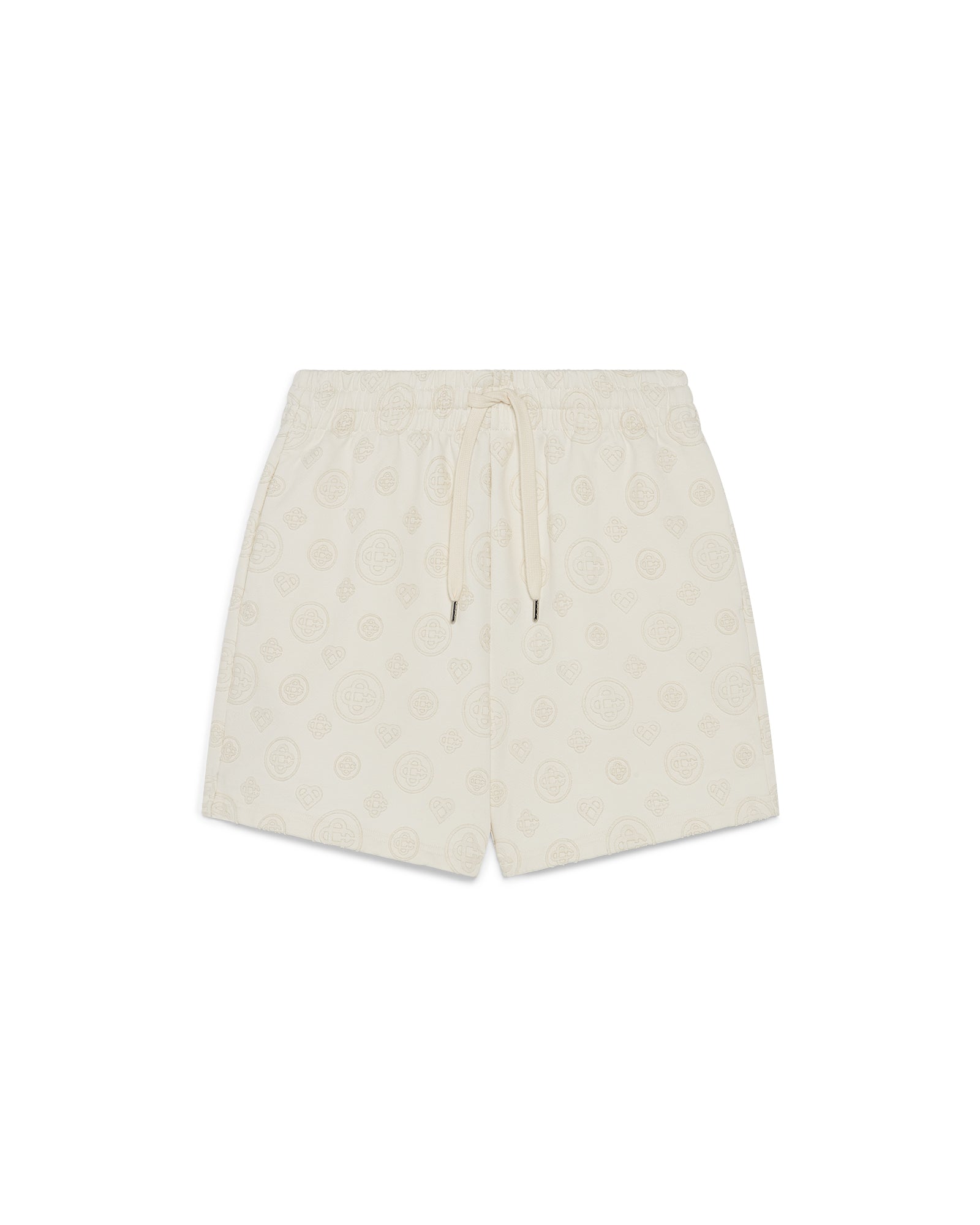 MEN - SHORT DE SURVÊTEMENT MONOGRAM WHITE - Casa Blanca