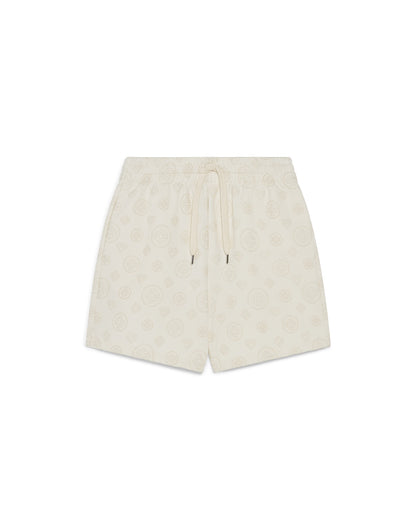 MEN - SHORT DE SURVÊTEMENT MONOGRAM WHITE - Casa Blanca