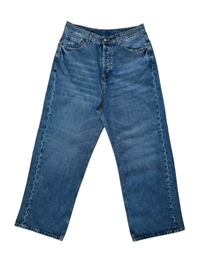 MEN - BLUE LIGHT BAGGY DENIM FIT 04 - Garment Workshop