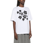 WOMEN - T-SHIRT FLOWER LILY White/Black - Marni